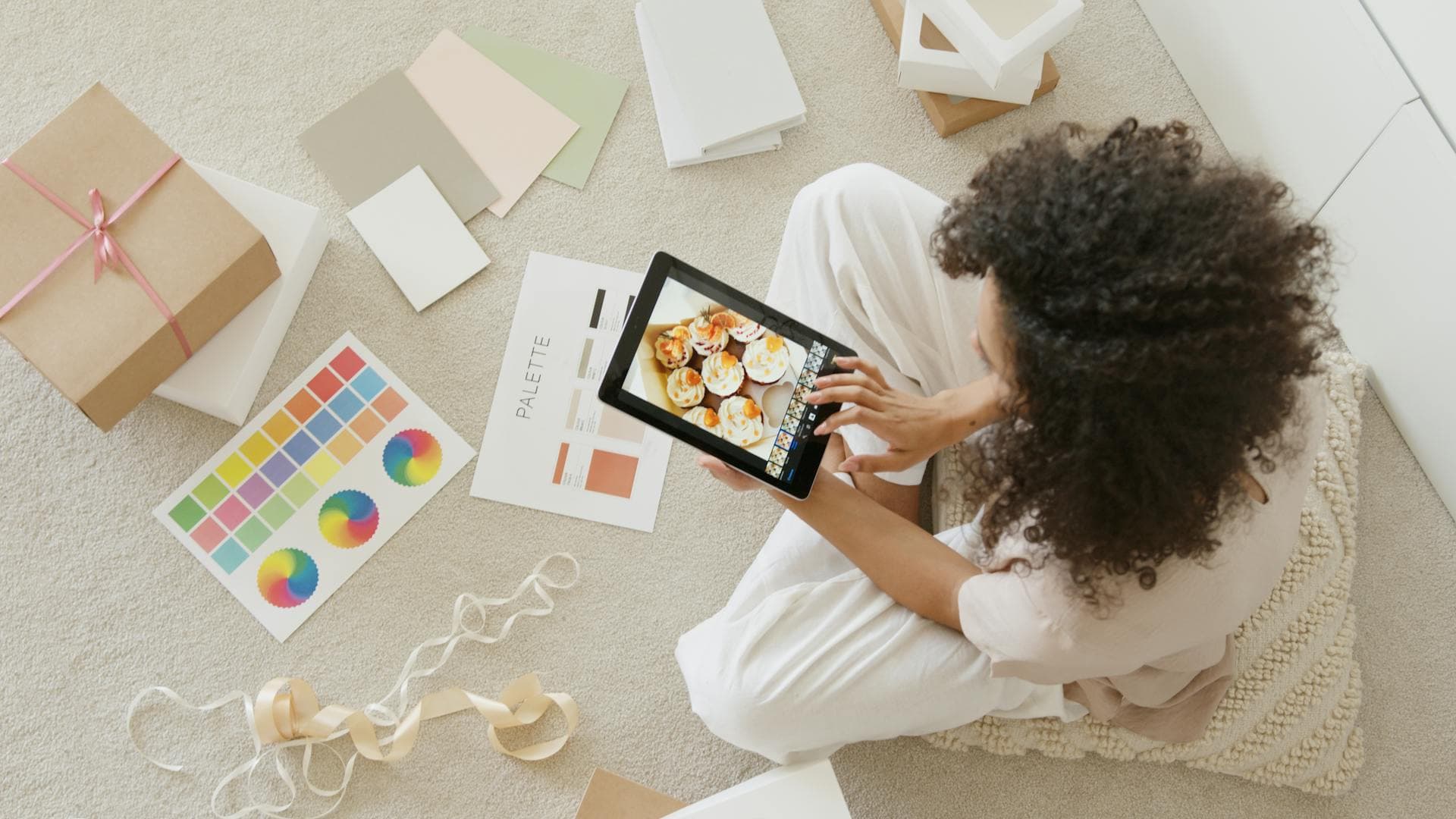 Seller making designs